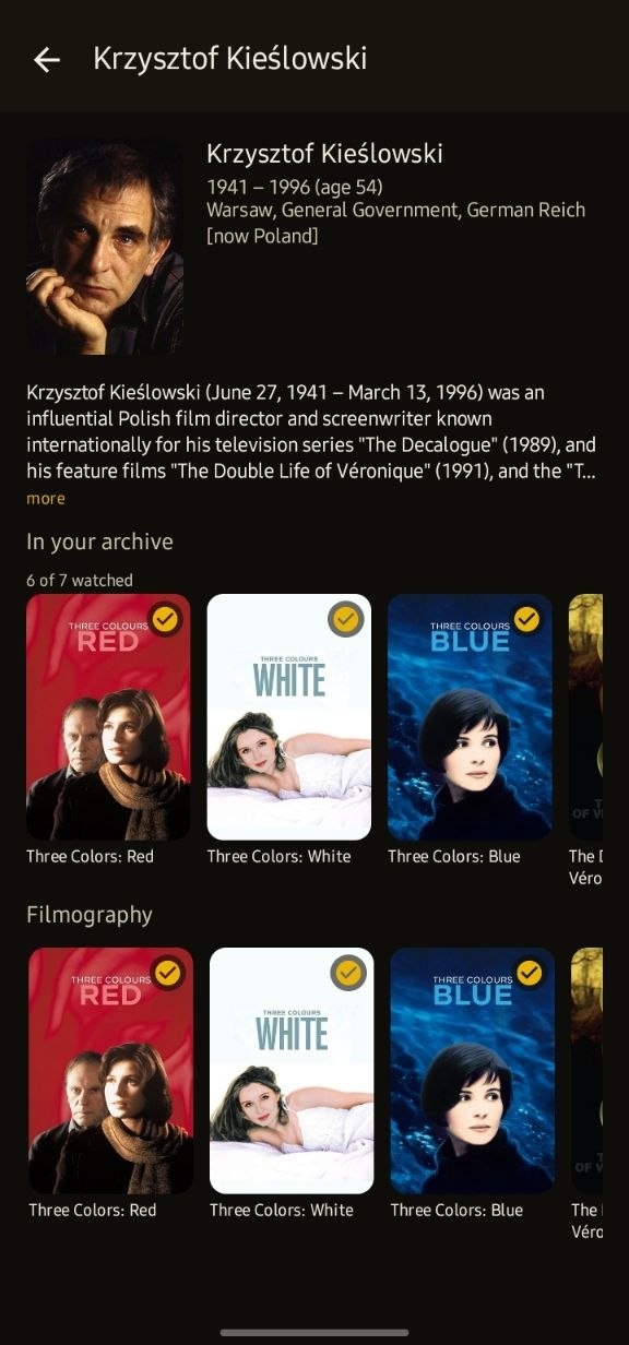 Krzysztof Kieślowski Director Profile
