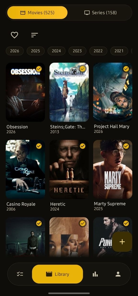 Infinite Library Grid